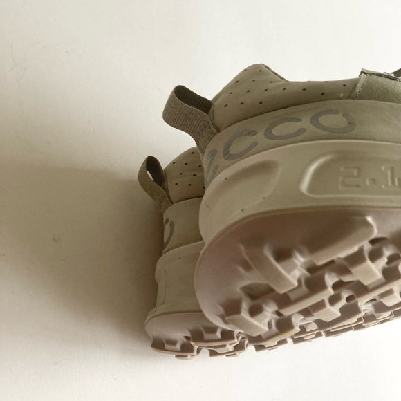 Ecco Biom 2.1 Grey Green Pink Waterproof Canvas Rubber Low Top Sneakers Size10.5 - Picture 12 of 15